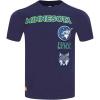 Pro Standard Mens Mens WNBA Retro Classics Cotton Single Taping Tee(Midnight Navy)