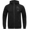 Pro Standard Mens NBA Philadelphia 76Ers Classic Triple Black Full Zip Hoodie Triple Black Xl