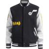 Pro Standard NBA mens Mens Nba Old English Wool Varsity Jacket(Black/White)