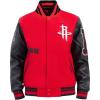 Pro Standard NBA mens Mens Nba Old English Wool Varsity Jacket(Red/Black)