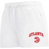 Womens NBA Classic Chenille Fleece Short(White)