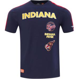Pro Standard Mens Mens WNBA Retro Classics Cotton Single Taping Tee(Midnight Navy/Red)