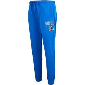 Pro Standard NBA Womens Womens NBA Classic Chenille Brushed Back French Terry Sweatpant(Royal Blue)