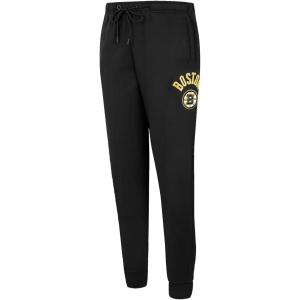 Pro Standard NHL Womens Womens NHL Classic Chenille Brushed Back French Terry Sweatpant(Black)