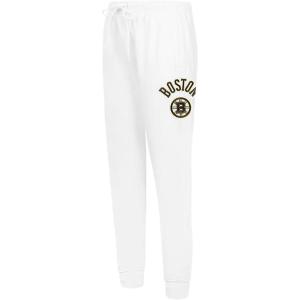 Pro Standard NHL Womens Womens NHL Classic Chenille Brushed Back French Terry Sweatpant(White)
