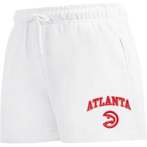 Womens NBA Classic Chenille Fleece Short(White)
