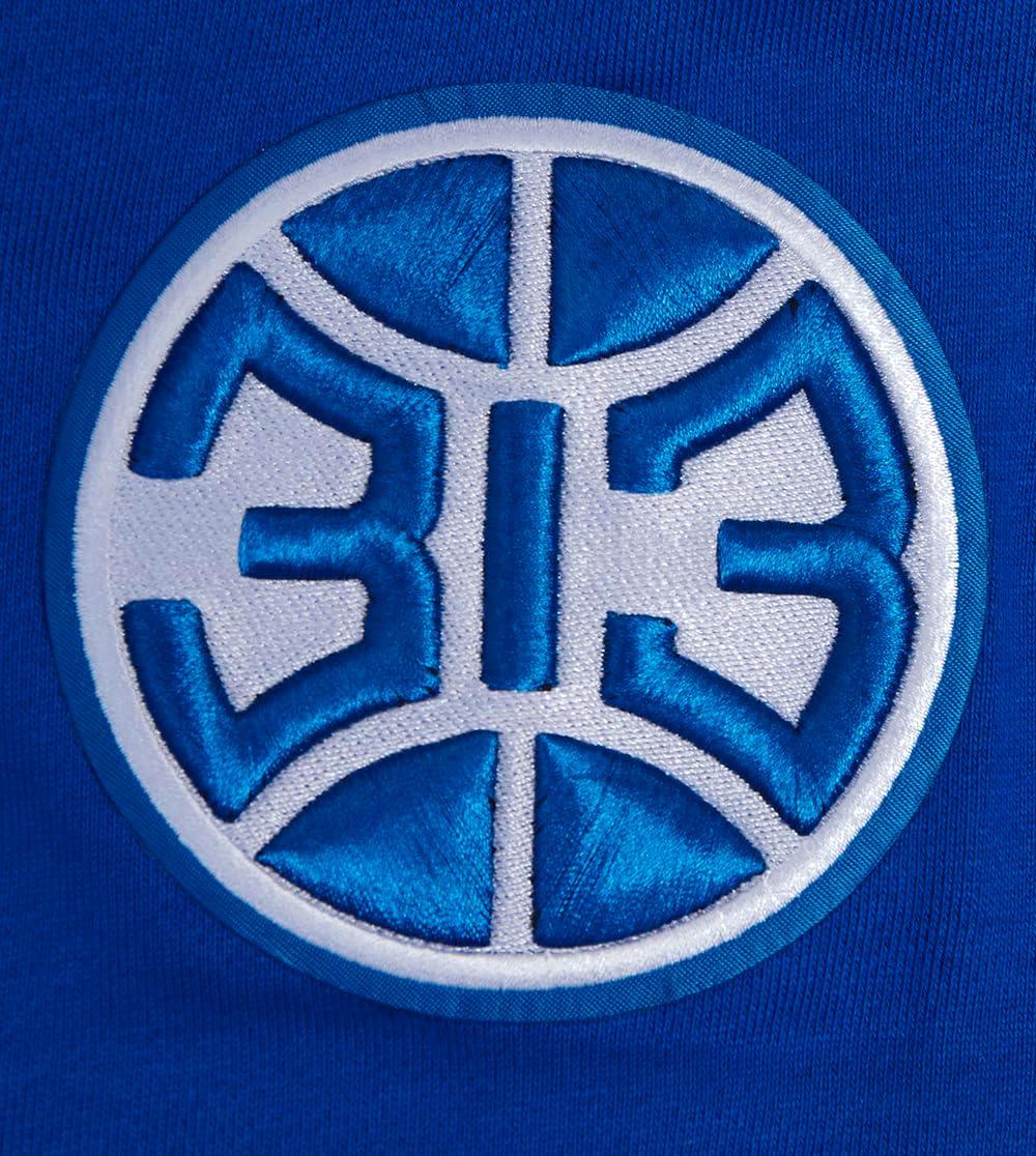 image:imagePro Standard Mens NBA Old English Brushed Back French Terry Crewneck SweatshirtRoyal Blue