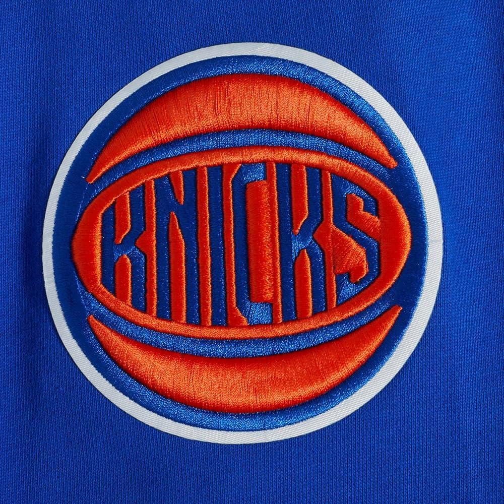 image:imagePro Standard Mens NBA Old English Brushed Back French Terry Crewneck SweatshirtRoyal Blue