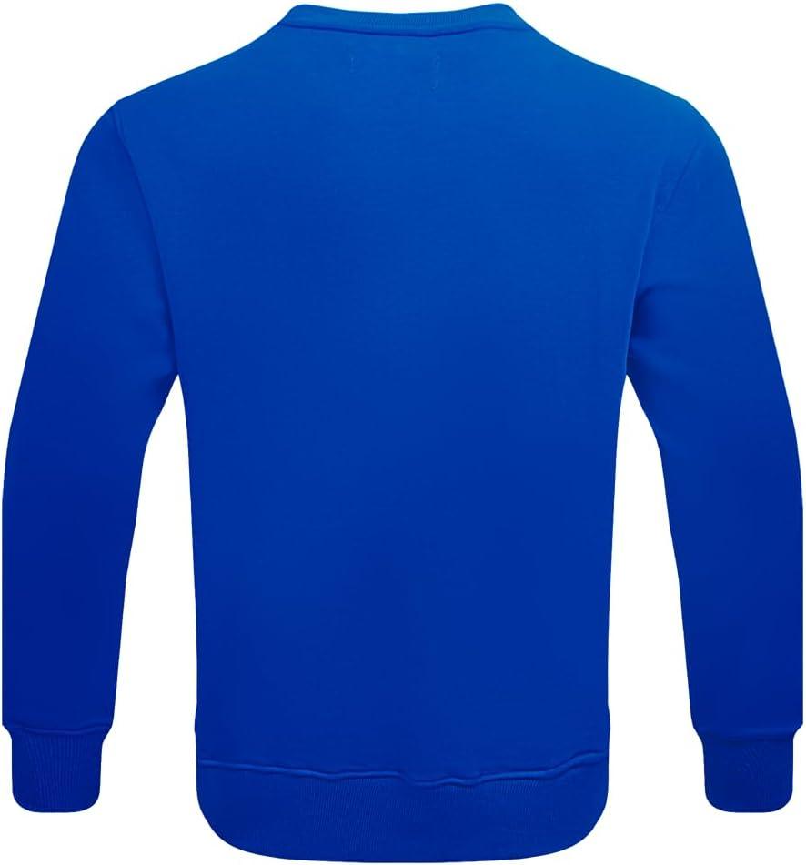 image:imagePro Standard Mens NBA Old English Brushed Back French Terry Crewneck SweatshirtRoyal Blue