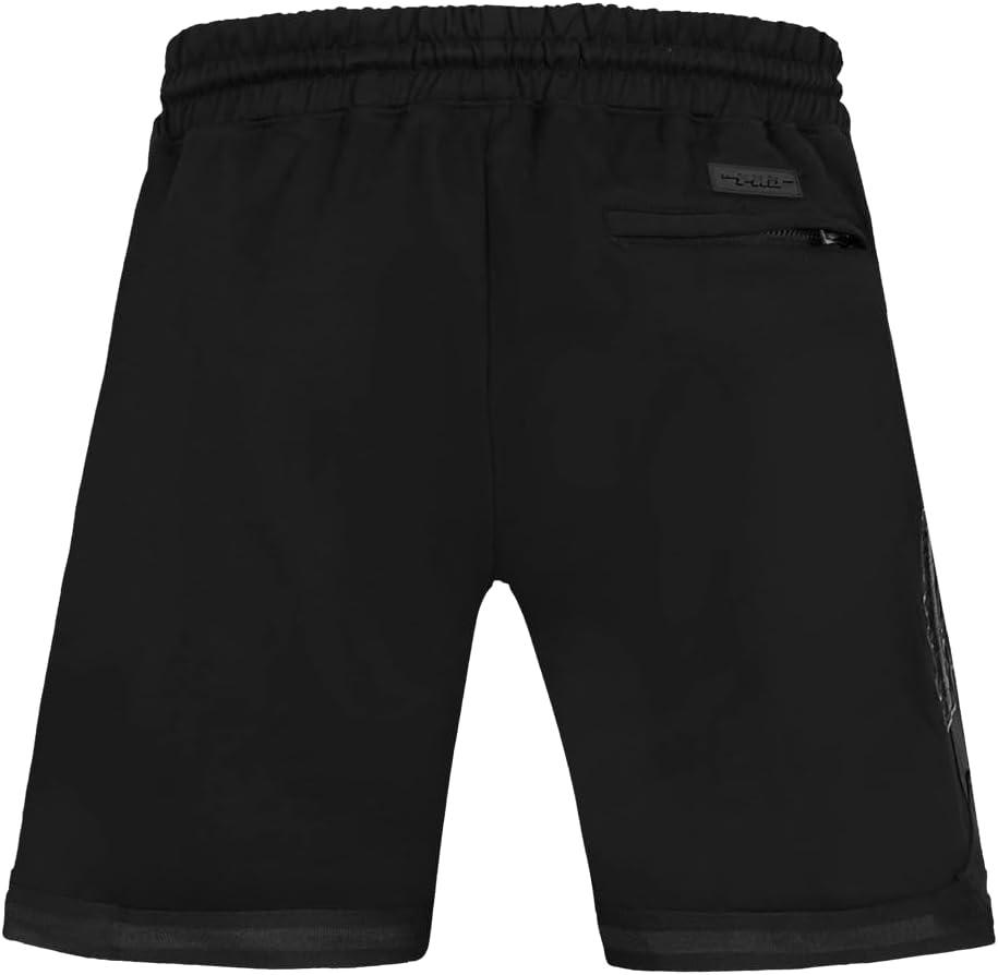 image:imagePro Standard NBA Mens Mens NBA Classic Triple Black Cotton Double Knit Athletic ShortBlack