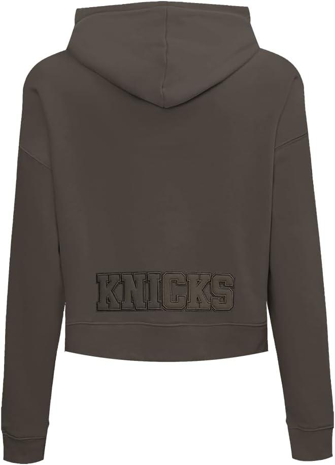 image:imagePro Standard Womens NBA Neutral Cropped Pullover HoodieDark Taupe