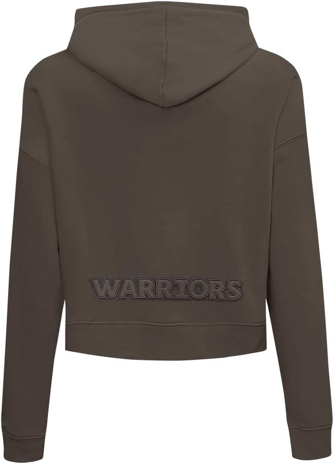 image:imagePro Standard Womens NBA Neutral Cropped Pullover HoodieDark Taupe