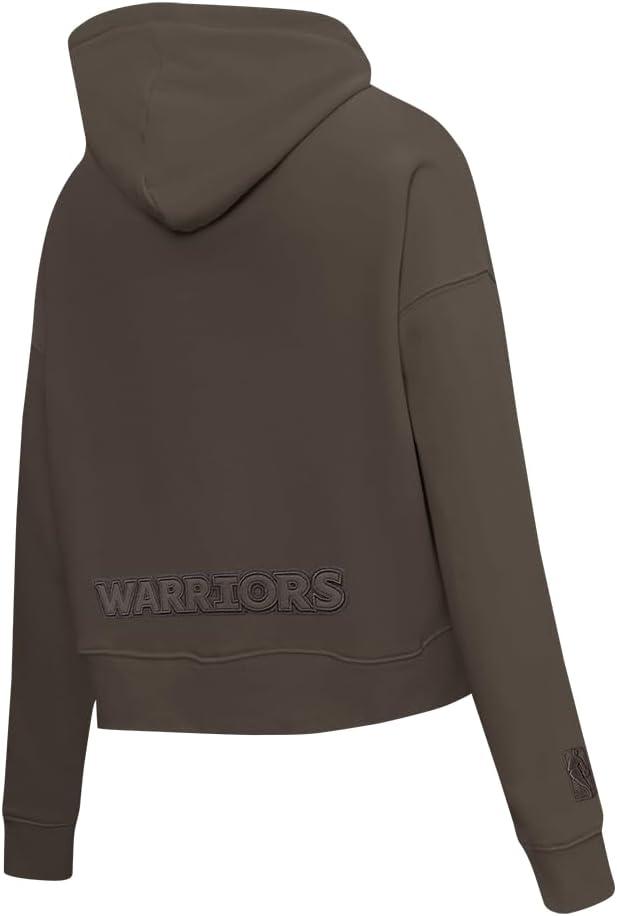 image:imagePro Standard Womens NBA Neutral Cropped Pullover HoodieDark Taupe