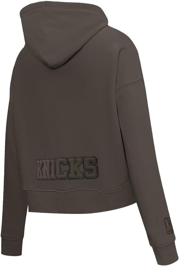 image:imagePro Standard Womens NBA Neutral Cropped Pullover HoodieDark Taupe