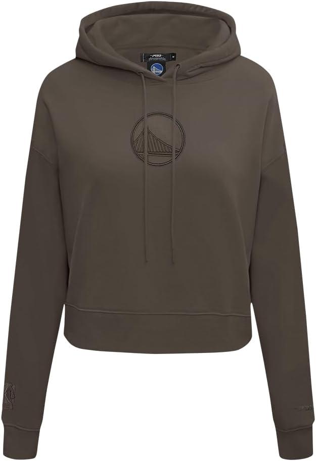 image:imagePro Standard Womens NBA Neutral Cropped Pullover HoodieDark Taupe