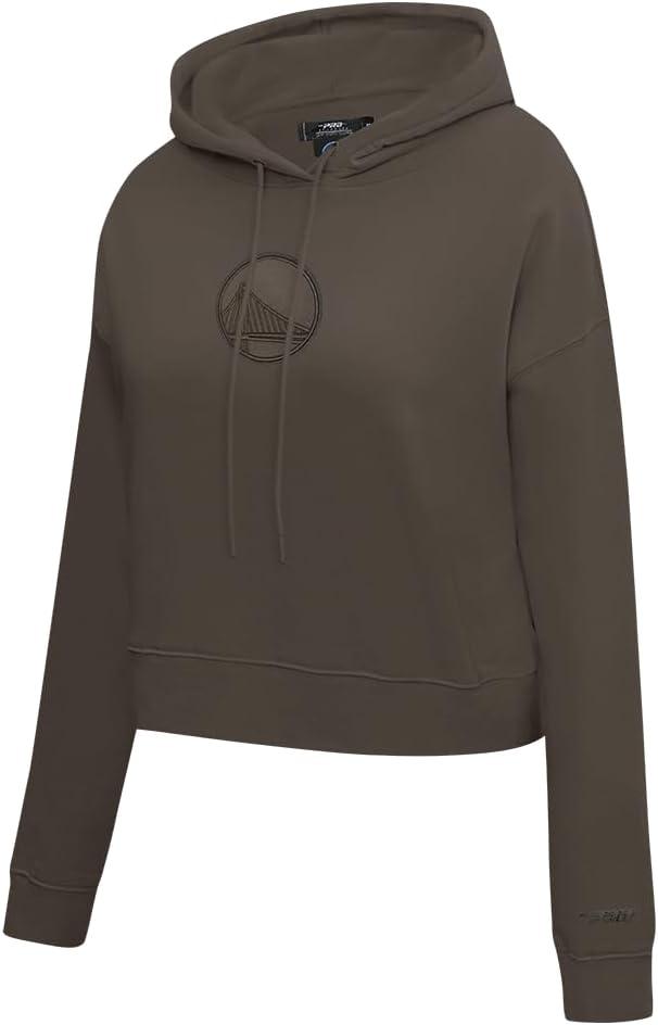 image:imagePro Standard Womens NBA Neutral Cropped Pullover HoodieDark Taupe
