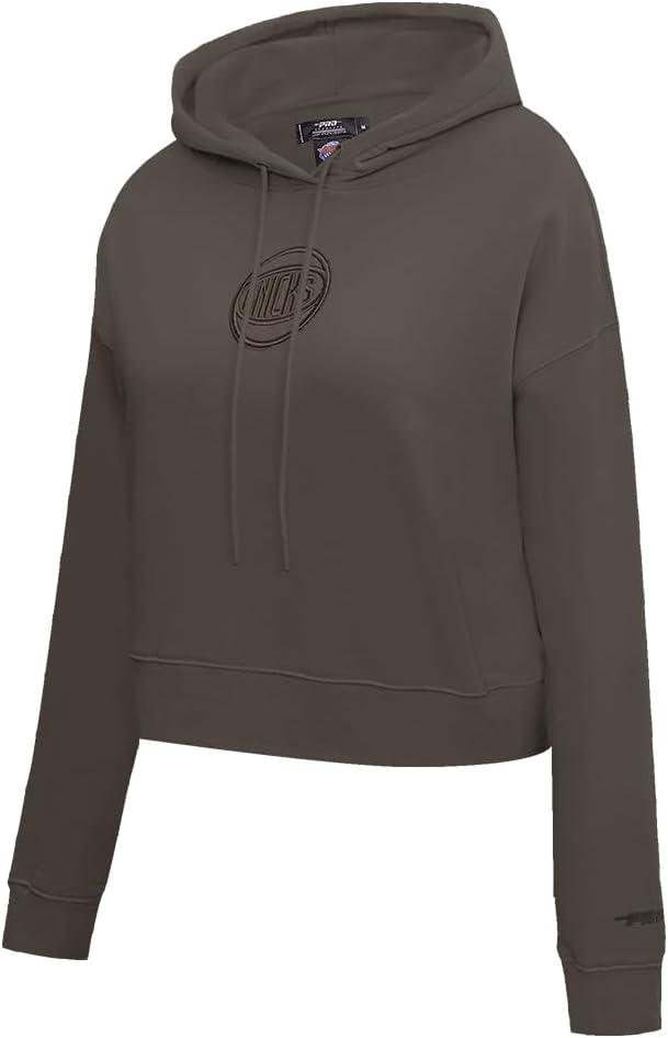 image:imagePro Standard Womens NBA Neutral Cropped Pullover HoodieDark Taupe