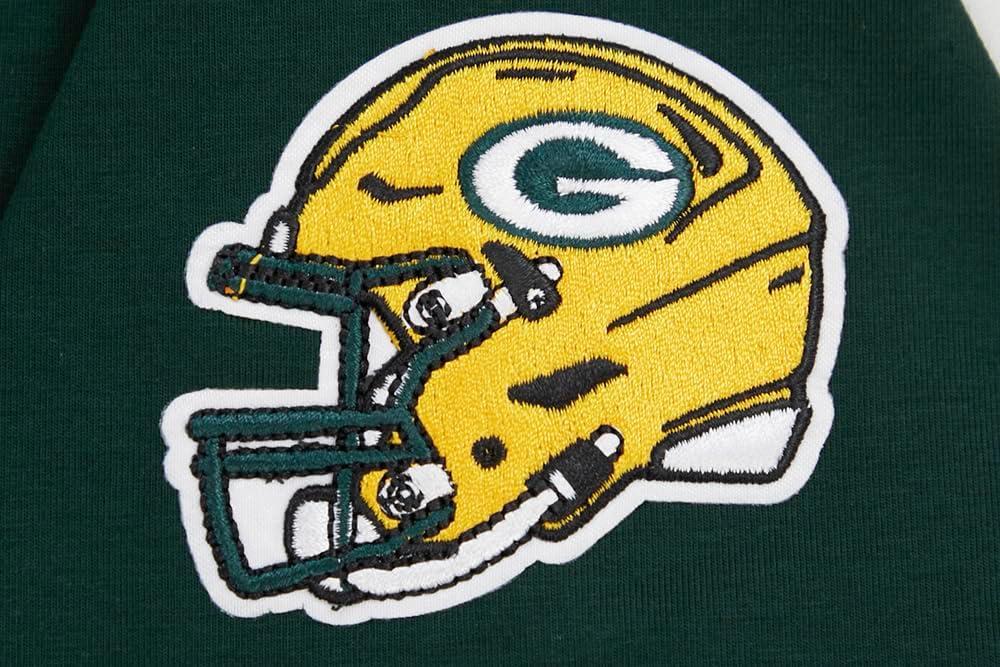 image:imageWomens NFL Classic Chenille Cotton Single Jersey Short Sleeve Boxy TeeForest Green