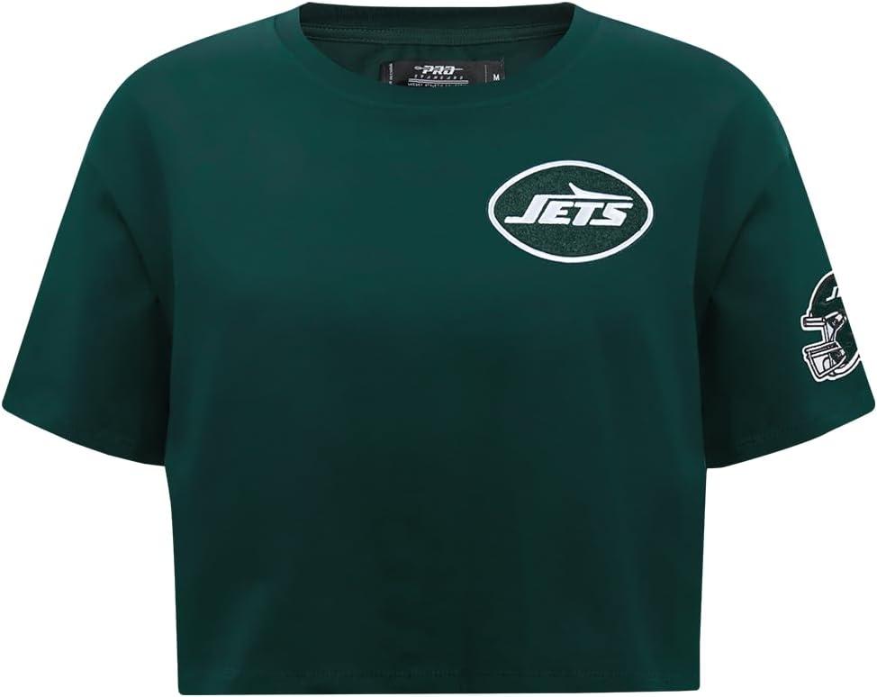 image:imageWomens NFL Classic Chenille Cotton Single Jersey Short Sleeve Boxy TeeForest Green