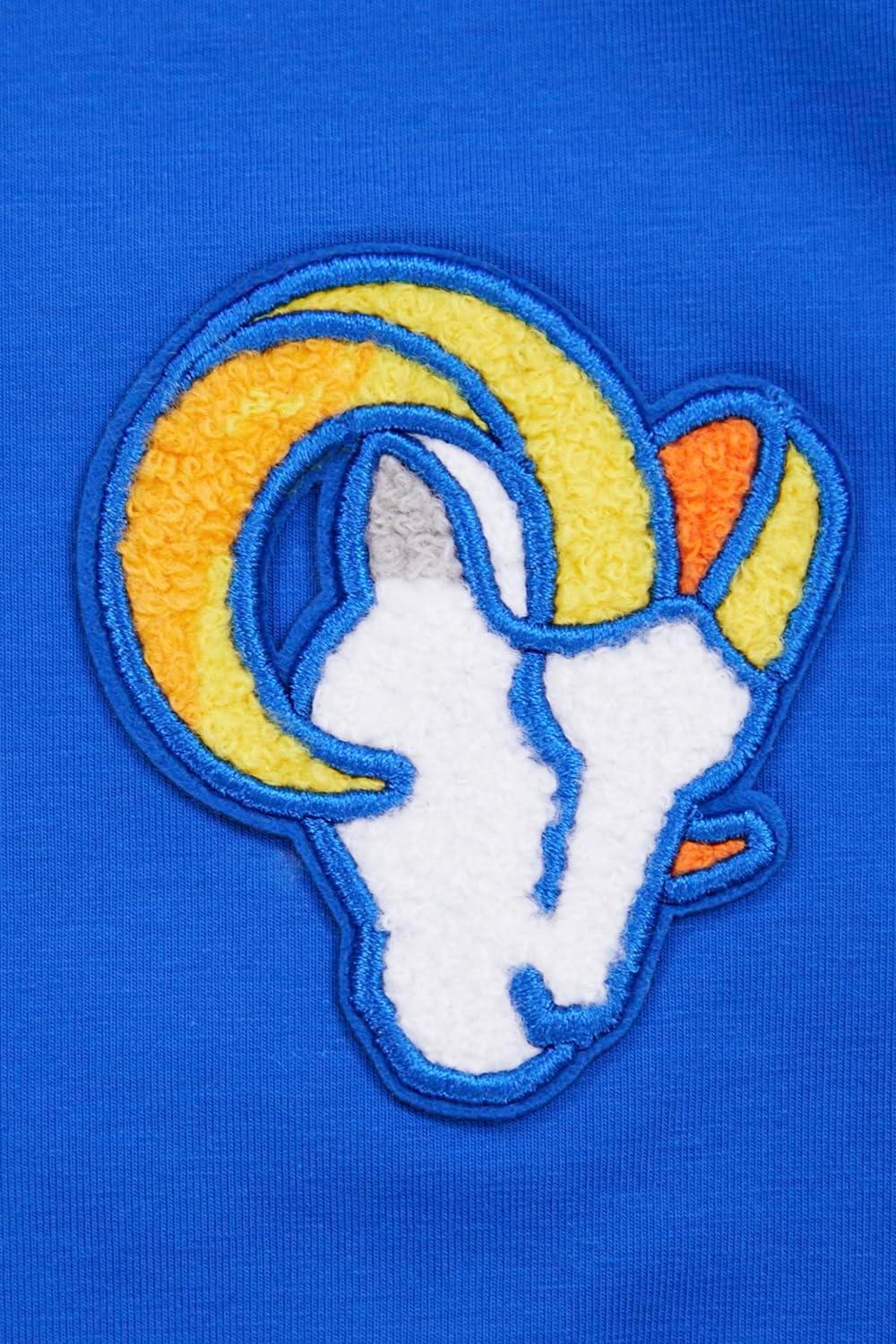image:imageWomens NFL Classic Chenille Cotton Single Jersey Short Sleeve Boxy TeeRoyal Blue