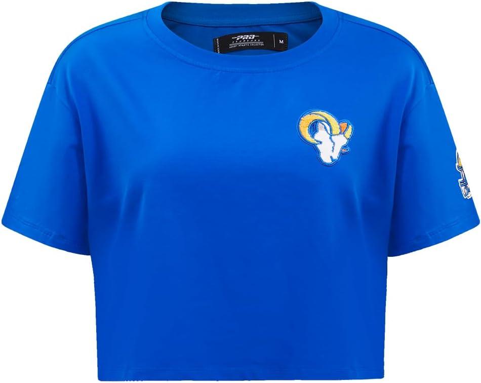 image:imageWomens NFL Classic Chenille Cotton Single Jersey Short Sleeve Boxy TeeRoyal Blue