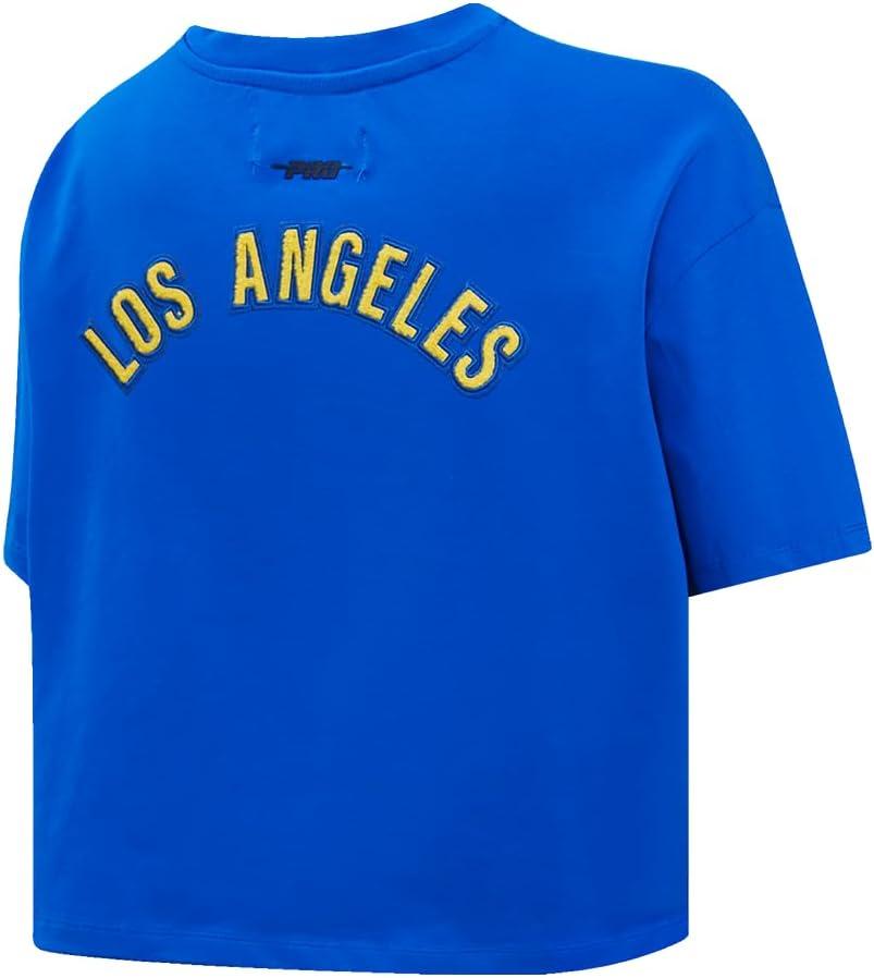 image:imageWomens NFL Classic Chenille Cotton Single Jersey Short Sleeve Boxy TeeRoyal Blue