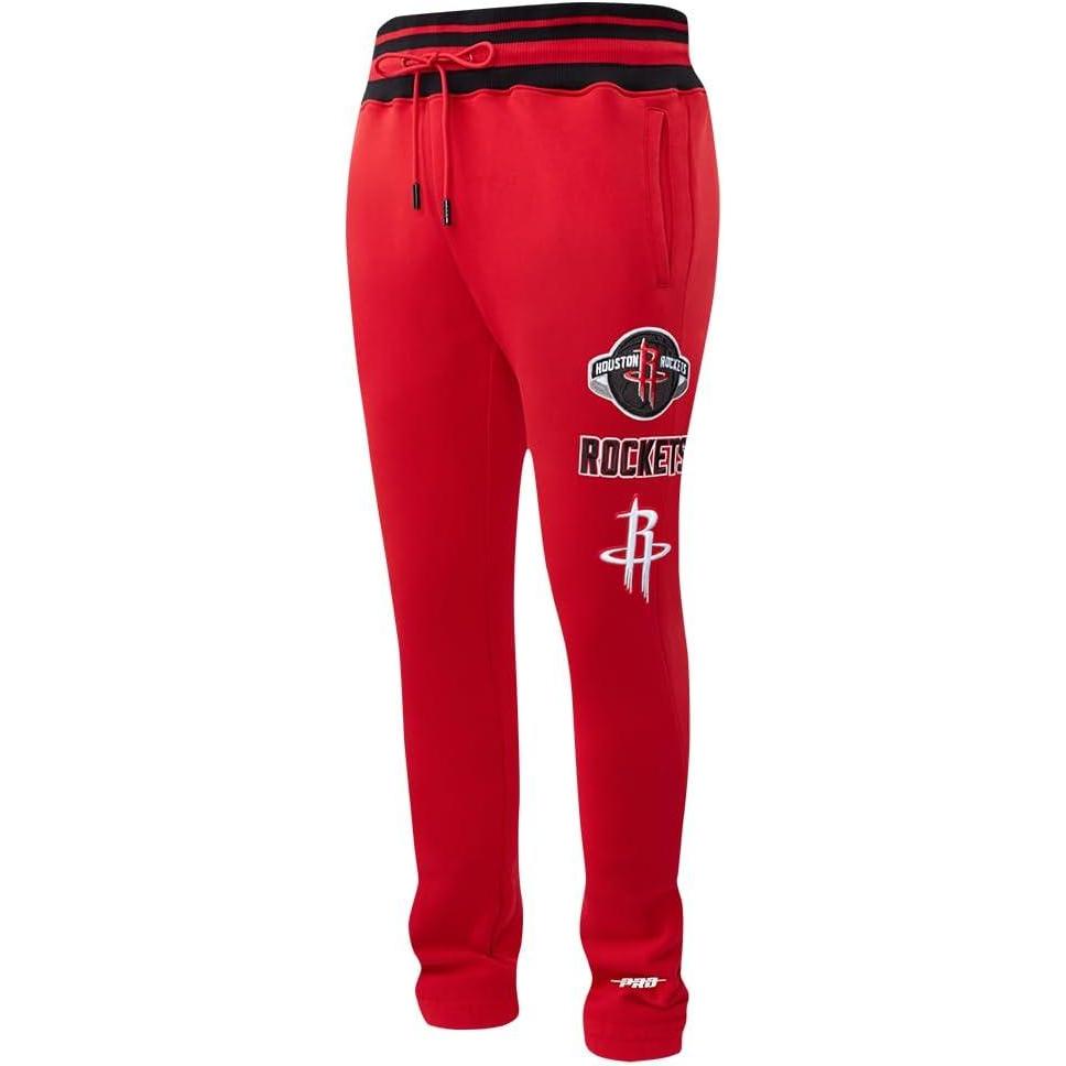 image:imageMens NBA Retro Classics Rib SweatpantRedBlack