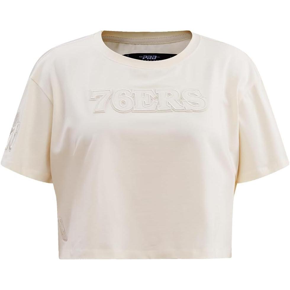 image:imagePro Standard NBA Womens Womens NBA Neutral Cotton Short Sleeve Boxy TeeEggshell