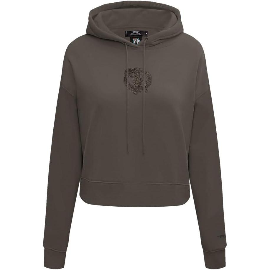 image:imagePro Standard Womens NBA Neutral Cropped Pullover HoodieDark Taupe