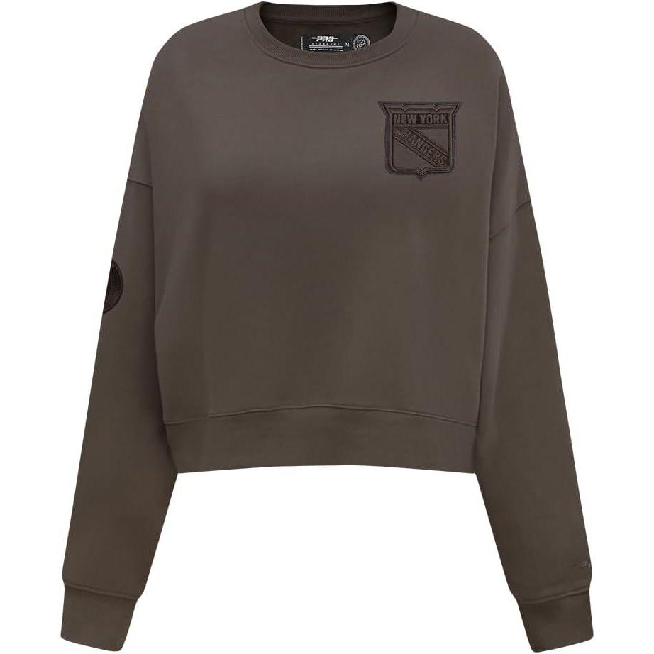 image:imagePro Standard Womens NHL Neutral Cropped Pullover HoodieDark Taupe