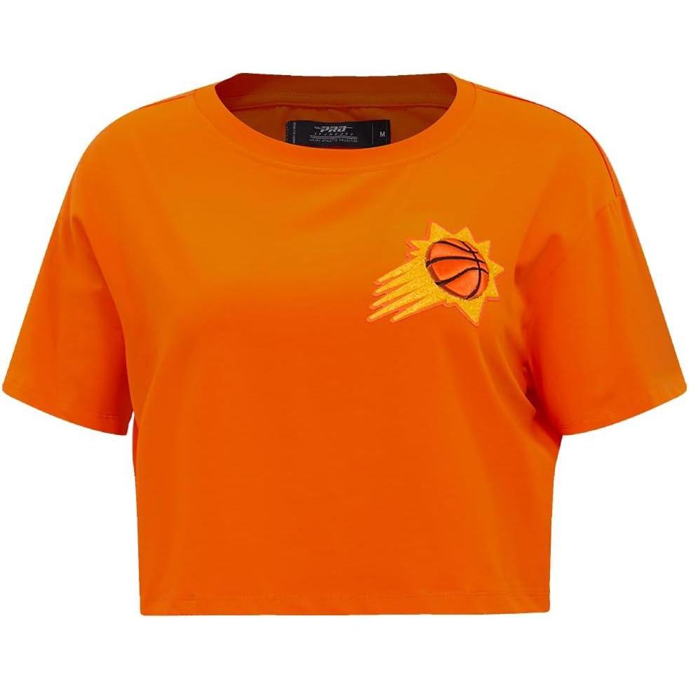 image:imageWomens NBA Classic Chenille Cotton Short Sleeve Boxy TeeOrange