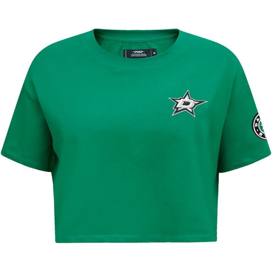 image:imageWomens NHL Classic Chenille Cotton Short Sleeve Boxy TeeGreen
