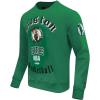 Pro Standard Mens NBA Old English Brushed Back French Terry Crewneck Sweatshirt(Kelly Green)