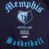 Pro Standard Mens NBA Old English Brushed Back French Terry Crewneck Sweatshirt(Midnight Navy)