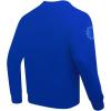 Pro Standard Mens NBA Old English Brushed Back French Terry Crewneck Sweatshirt(Royal Blue)