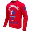 Pro Standard Mens NBA Old English Brushed Back French Terry Crewneck Sweatshirt(Team Color)