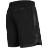 Pro Standard NBA Mens Mens NBA Classic Triple Black Cotton Double Knit Athletic Short(Black)