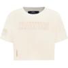 Pro Standard NBA Womens Womens NBA Neutral Cotton Short Sleeve Boxy Tee(Eggshell)