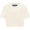 Pro Standard NBA Womens Womens NBA Neutral Cotton Short Sleeve Boxy Tee(Eggshell)