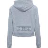 Pro Standard Womens NBA Neutral Cropped Pullover Hoodie(Dark Heather Gray)