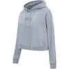 Pro Standard Womens NBA Neutral Cropped Pullover Hoodie(Dark Heather Gray)