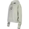 Pro Standard Womens NBA Neutral Cropped Pullover Hoodie(Moss)