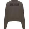 Pro Standard Womens NHL Neutral Cropped Pullover Hoodie(Dark Taupe)