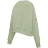 Pro Standard Womens NHL Neutral Cropped Pullover Hoodie(Moss)
