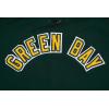 Womens NFL Classic Chenille Cotton Single Jersey Short Sleeve Boxy Tee(Forest Green)