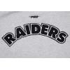 Womens NFL Classic Chenille Cotton Single Jersey Short Sleeve Boxy Tee(Heather Grey)