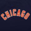 Womens NFL Classic Chenille Cotton Single Jersey Short Sleeve Boxy Tee(Midnight Navy)