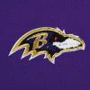 Womens NFL Classic Chenille Cotton Single Jersey Short Sleeve Boxy Tee(Purple)