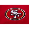 Womens NFL Classic Chenille Cotton Single Jersey Short Sleeve Boxy Tee(Red)