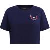 Womens NHL Classic Chenille Cotton Short Sleeve Boxy Tee(Midnight Navy)